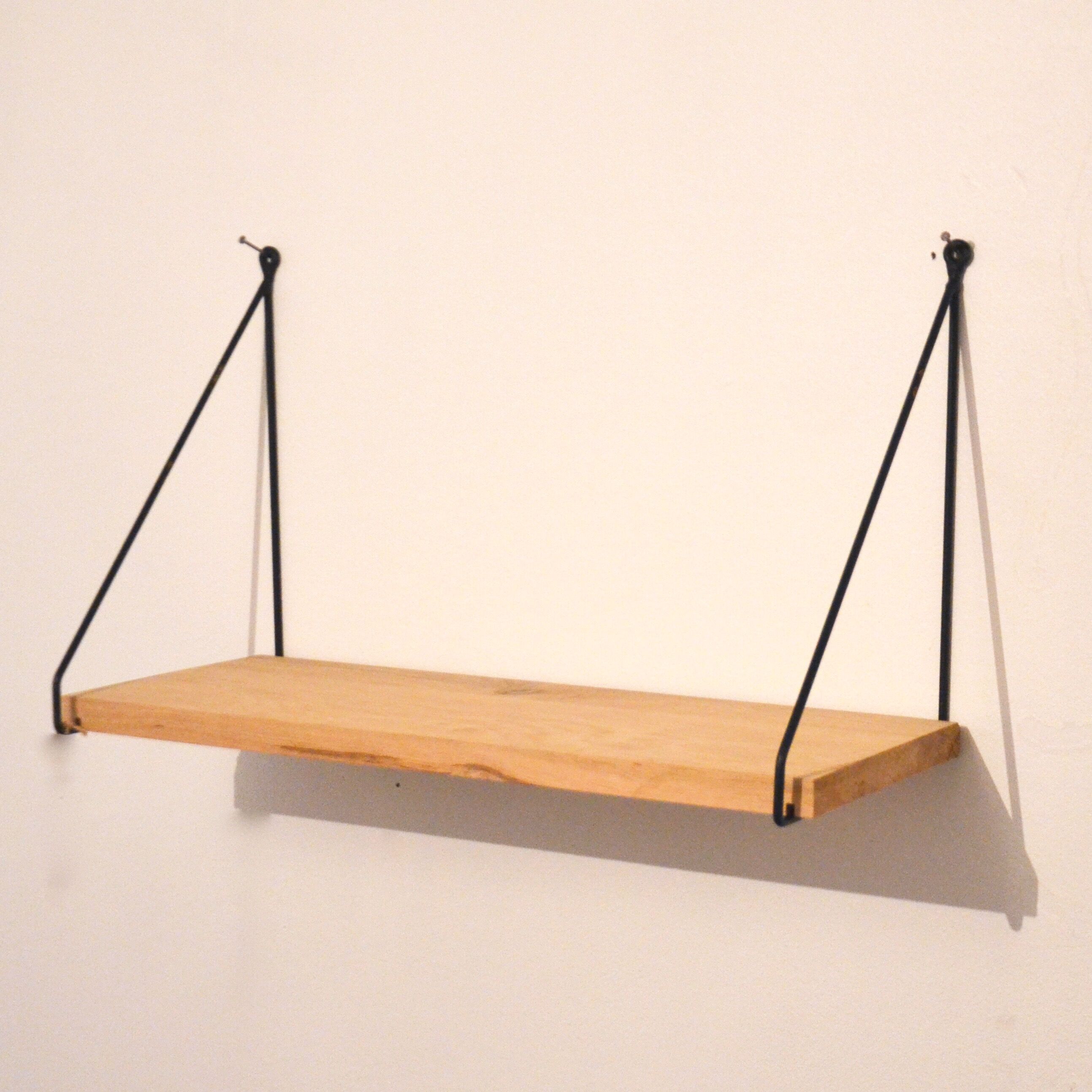 Shelf wall solid oak