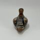 Vintage mexican ceramic tonala - hand painted dove