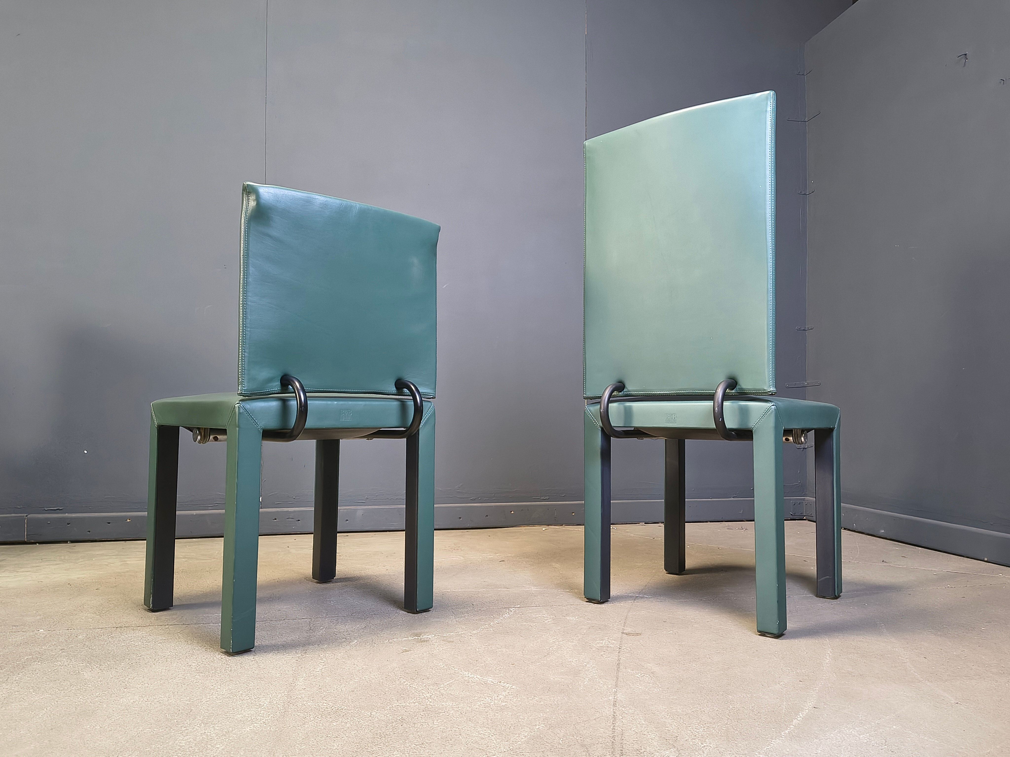 Arcadia dining chairs by Paolo Piva for B&B Italia set of 10