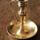 Brass candle holder cellar rat