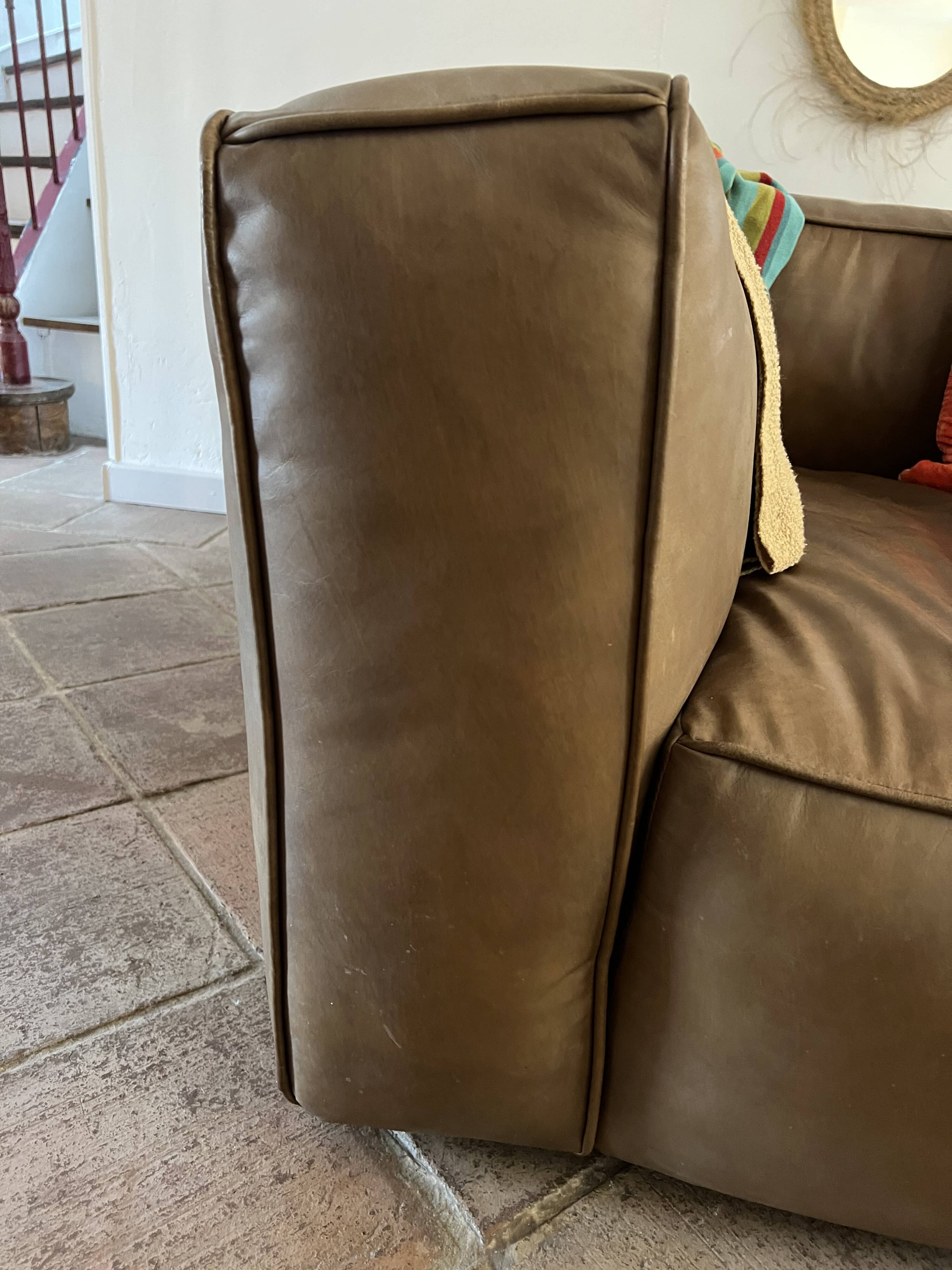 leather sofa