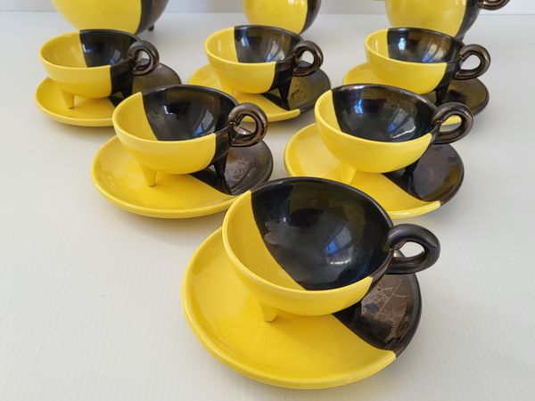 Serice à café Luc Vallauris vintage
