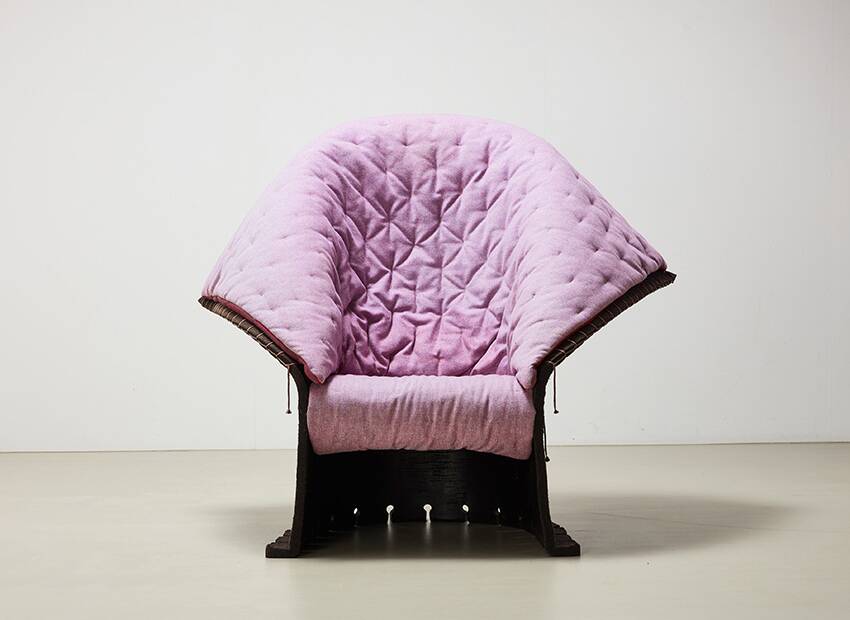 Gaetano Pesce I Feltri Lounge Chair for Cassina Italy 1987