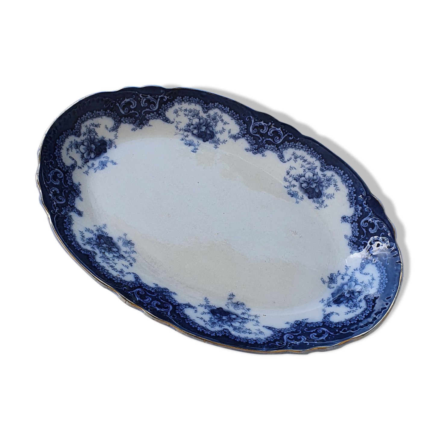 English porcelain dish