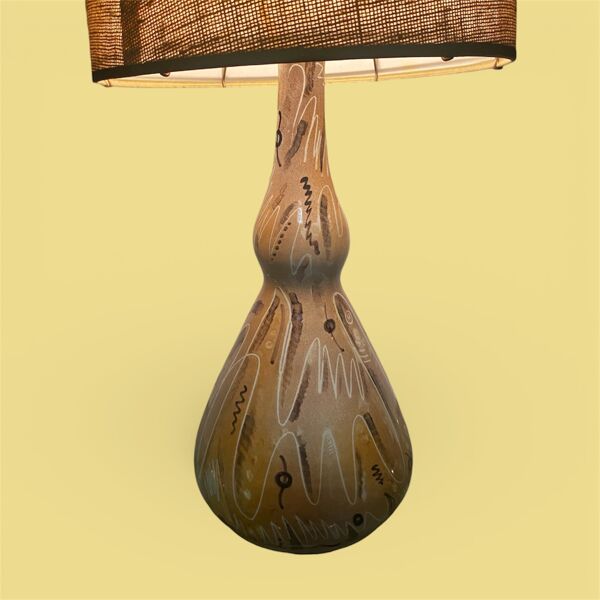 Lampe de sol en céramique par Di Stefano année 70