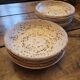 8 handmade soup plates in speckled stoneware – Ø 19.5 cm