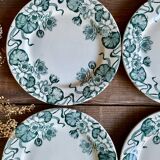 4 assiettes à dessert Nénuphar R & A Salins