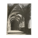 Photograph black and white silver print circa 1970 vaulted church