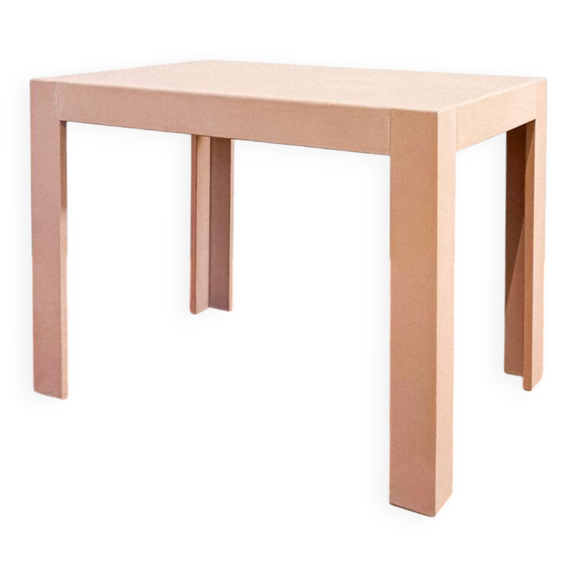 Jean-michel frank - leather-covered side table