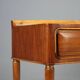 Paire de tables de chevet vintage avec tiroir années 1950