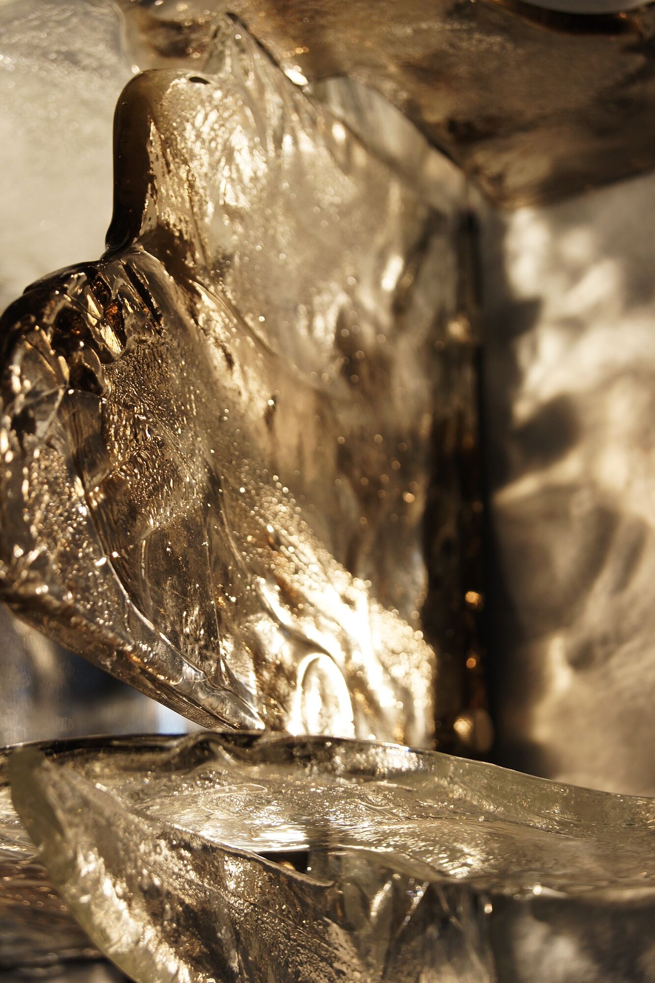 Italian Murano Glass Wall Lamps by Carlo Nason for Mazzega, 1970s, Set of 2