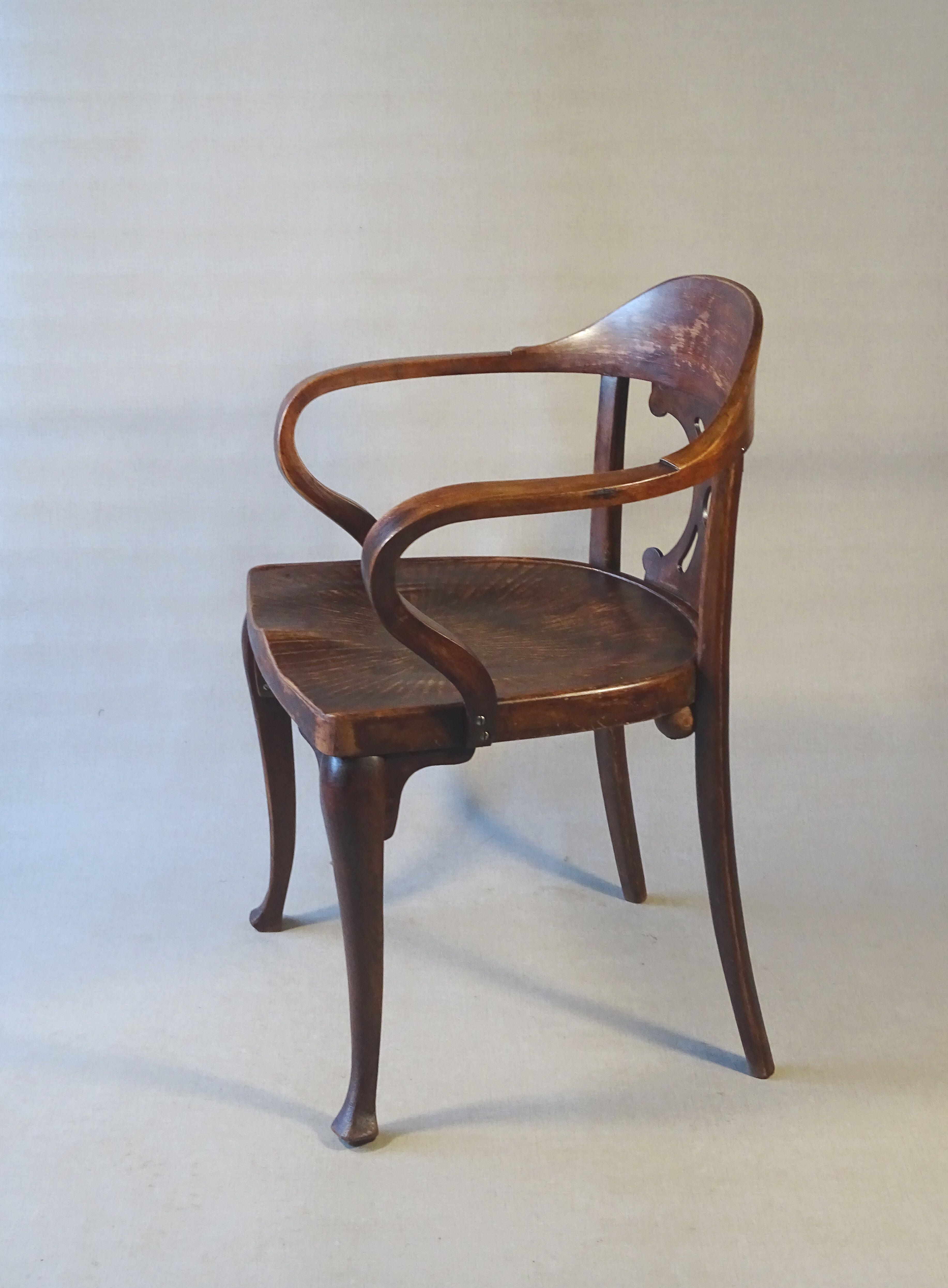 Fauteuil de bureau  KOHN N°701 Sécession - 1910 - No Thonet -