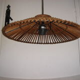Rattan bamboo & wicker wooden hanging lamp