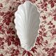 Antique porcelain shell ramekin dish