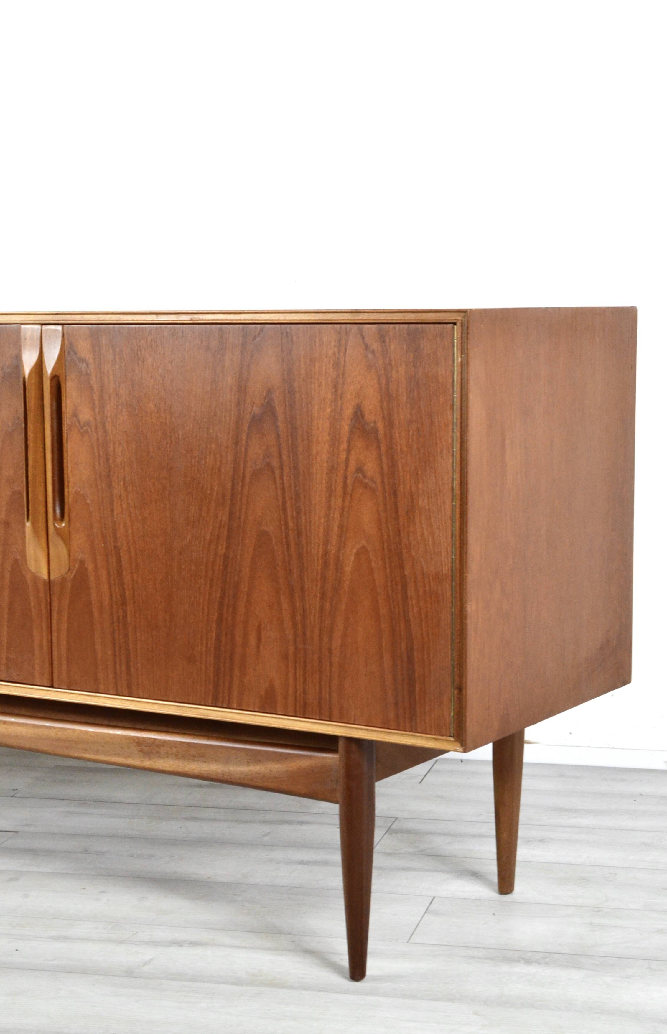 Rare Vintage Midcentury Mc Intosh Teak Sideboard / Long John.