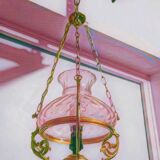 Neo-Louis XV style chandelier - Brass and blown glass