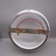 Vintage ceiling light in opaline and chrome metal