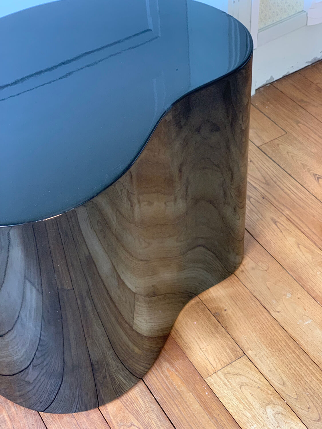 End of sofa or stool