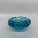 Empty blue crystal pocket