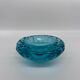 Empty blue crystal pocket