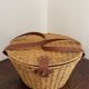 Woven rope basket