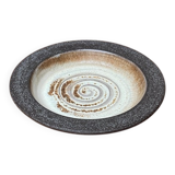 Coupelle de poterie d'atelier danois du milieu du siècle par B.J. Keramik, années 1960