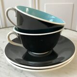 Duo of lunches Digoin Sarreguemines 50s