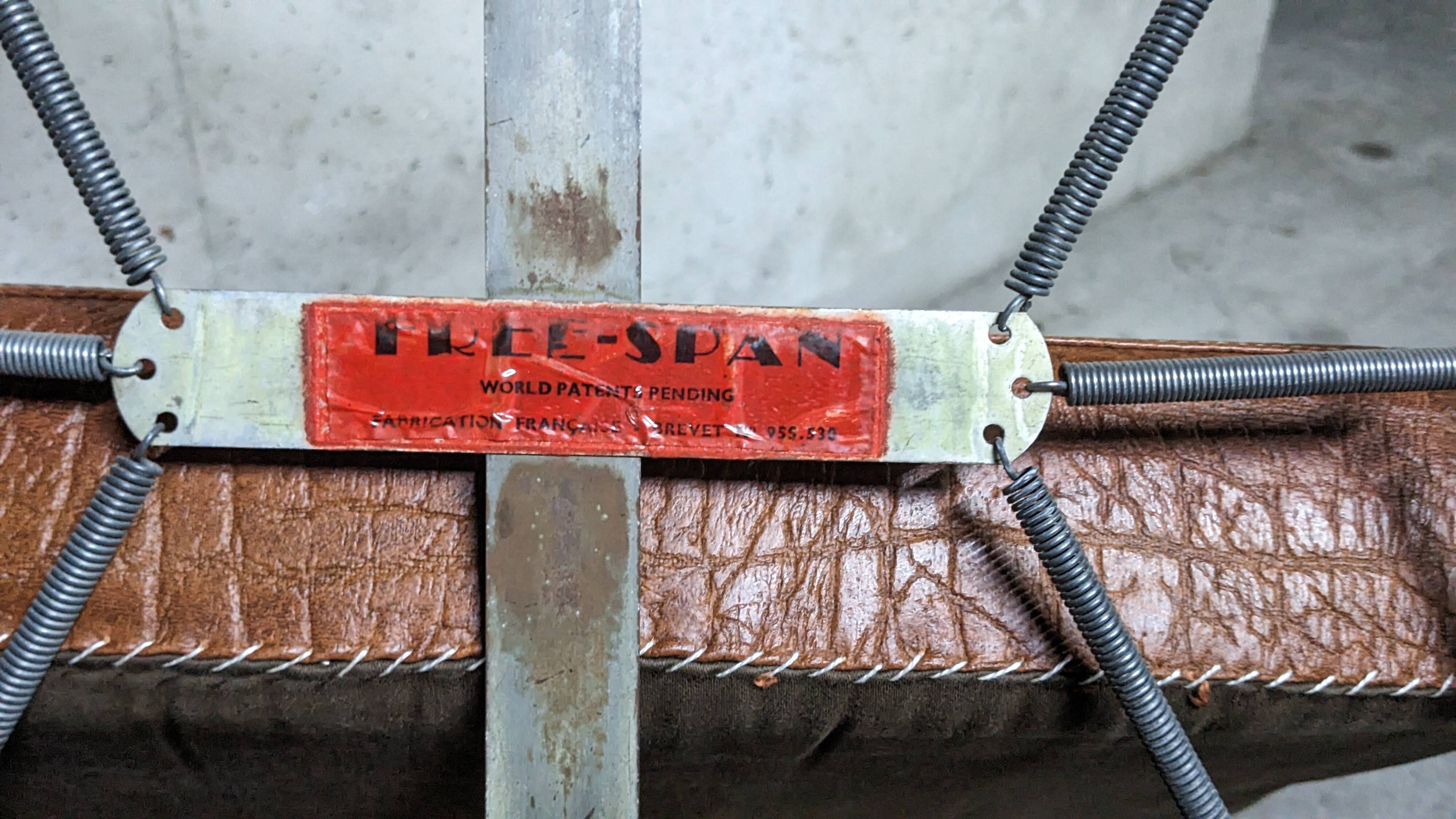 Vintage Free Span FS115 Solid Oak Recliner Chair 1950s