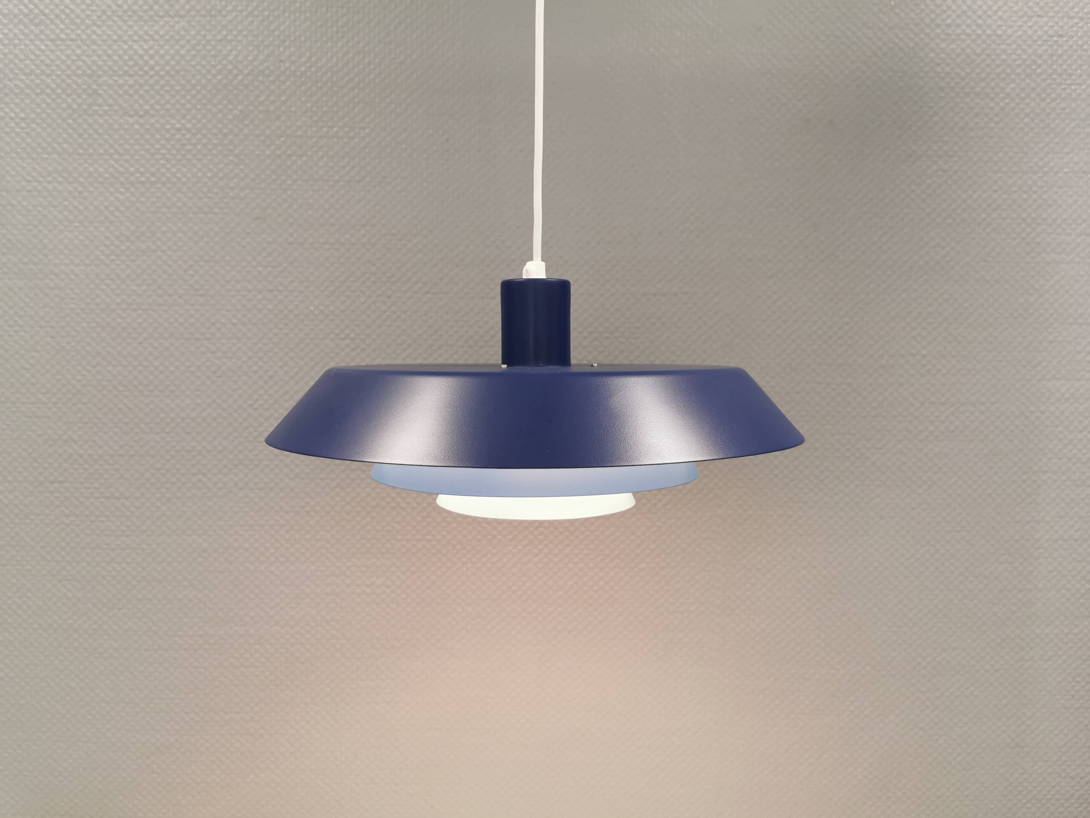 Hanging lamp, designed by Bent Karlby for Danish LYFA in 1968, model Troika