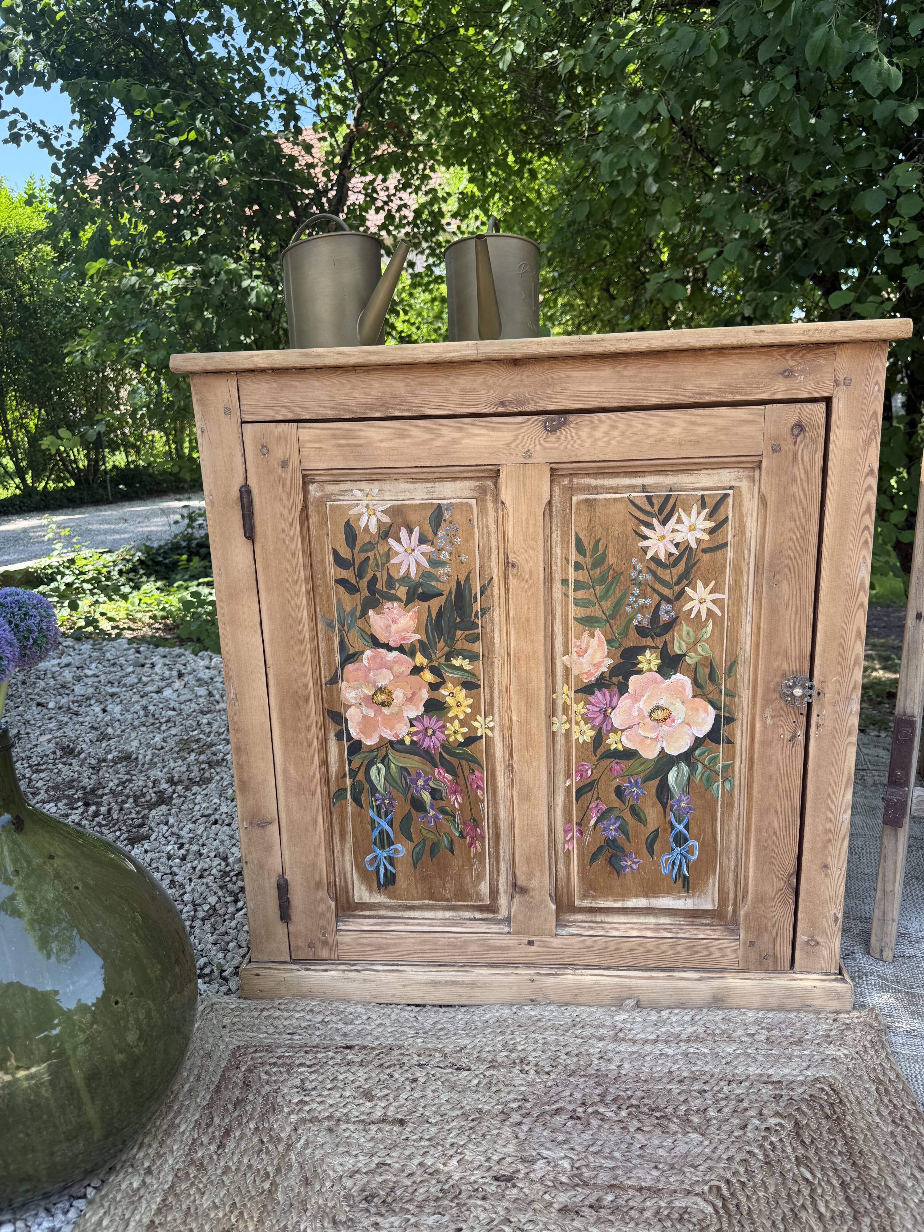 Antique confiturier, renovated wood