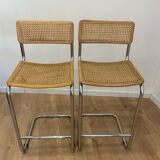 Tabourets de Bar Cesca par Marcel Breuer.