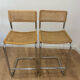 Tabourets de Bar Cesca par Marcel Breuer.
