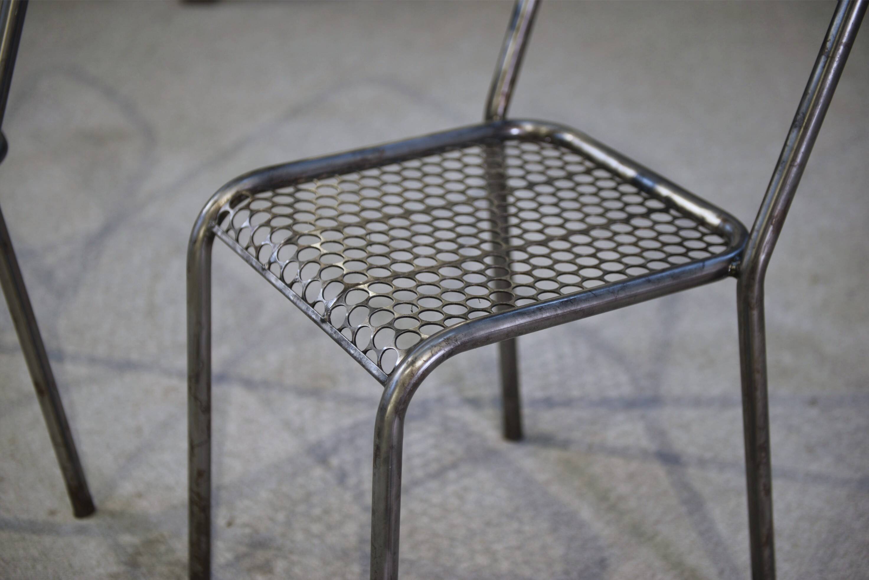 Pair of chairs attributed to René Malaval 1950s