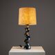 Sculptural wooden Typ 42 table lamp by Temde