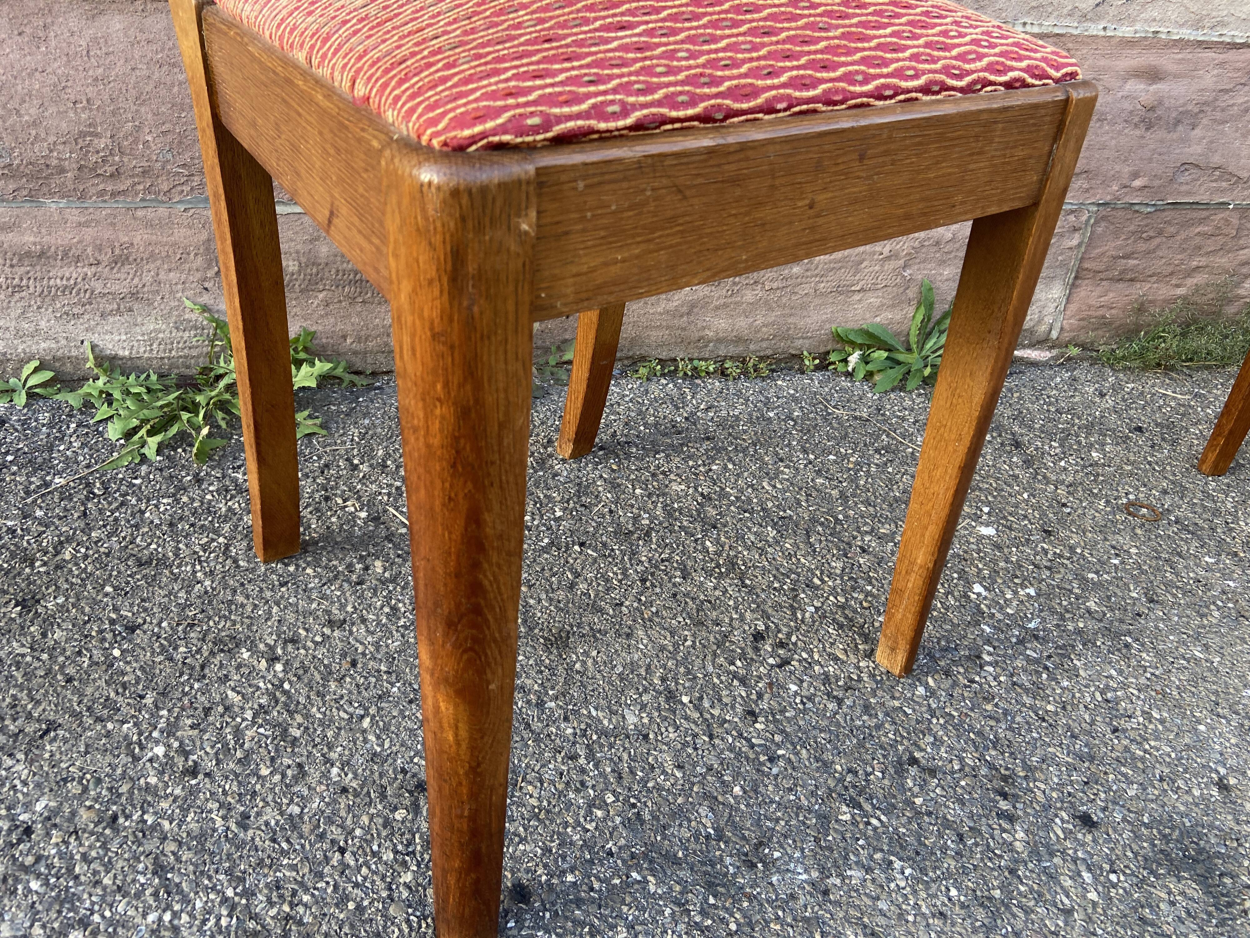 pair of Modernist Chairs BAUHAUS vintage cocktail 1950 GERMANY