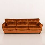 Italian vintage Brusnelli 3 person sofa, 1970s