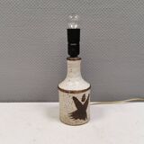 Table lamp in stoneware/ceramics by Danish Axel Larsen 1970-80s