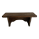 Old low stool made of solid wood