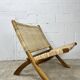 Fauteuil pliant en osier