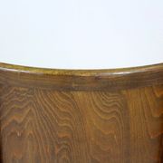 Vintage Cinema Chair TON (Thonet), 1940s Czech, Wooden Theatre Seat