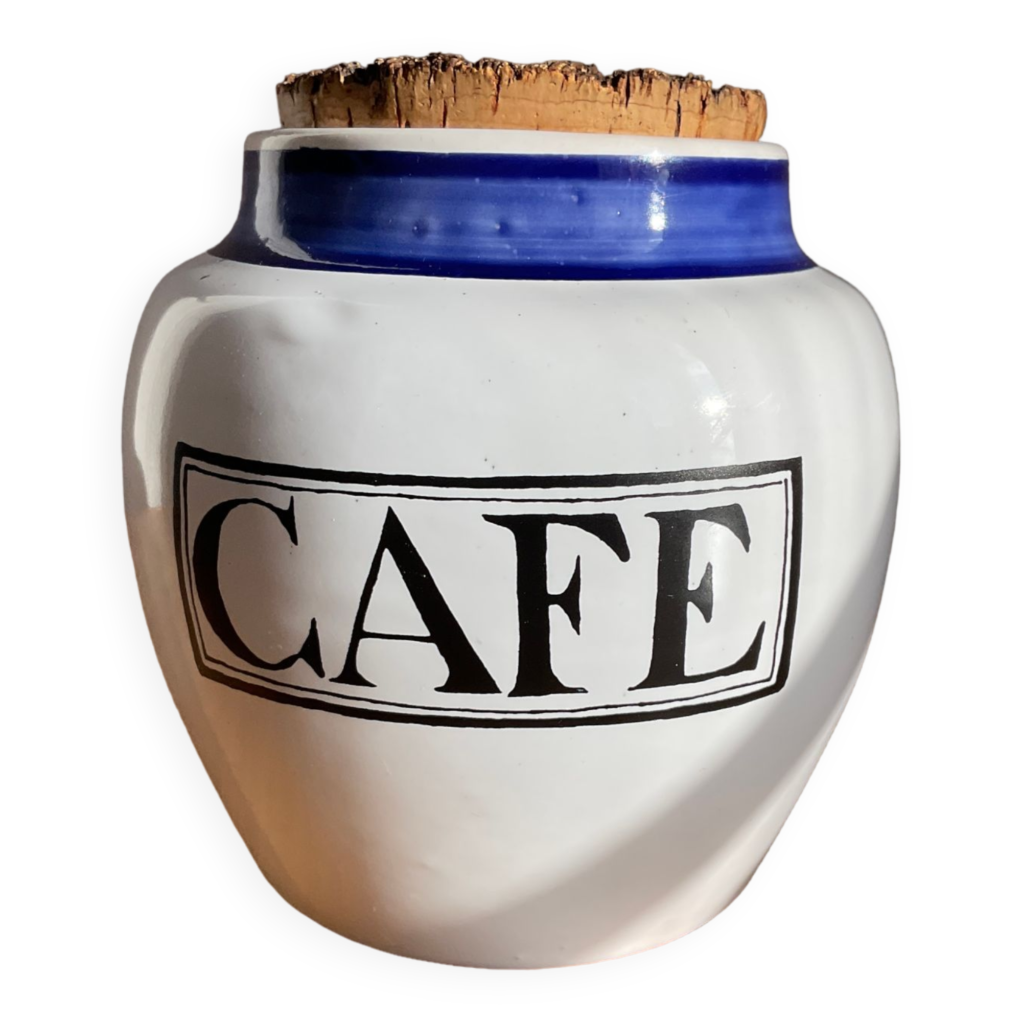 Spice jars "coffee" in real porcelain from Biot