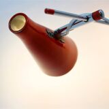 Red Table Lamp by Josef Hurka for Lidokov, 1970s