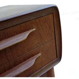 Danish bedside table by Johannes Andersen vintage 1950 Scandinavian teak