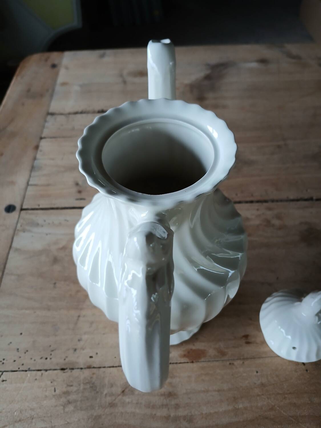 Old coffee pot stamped myott