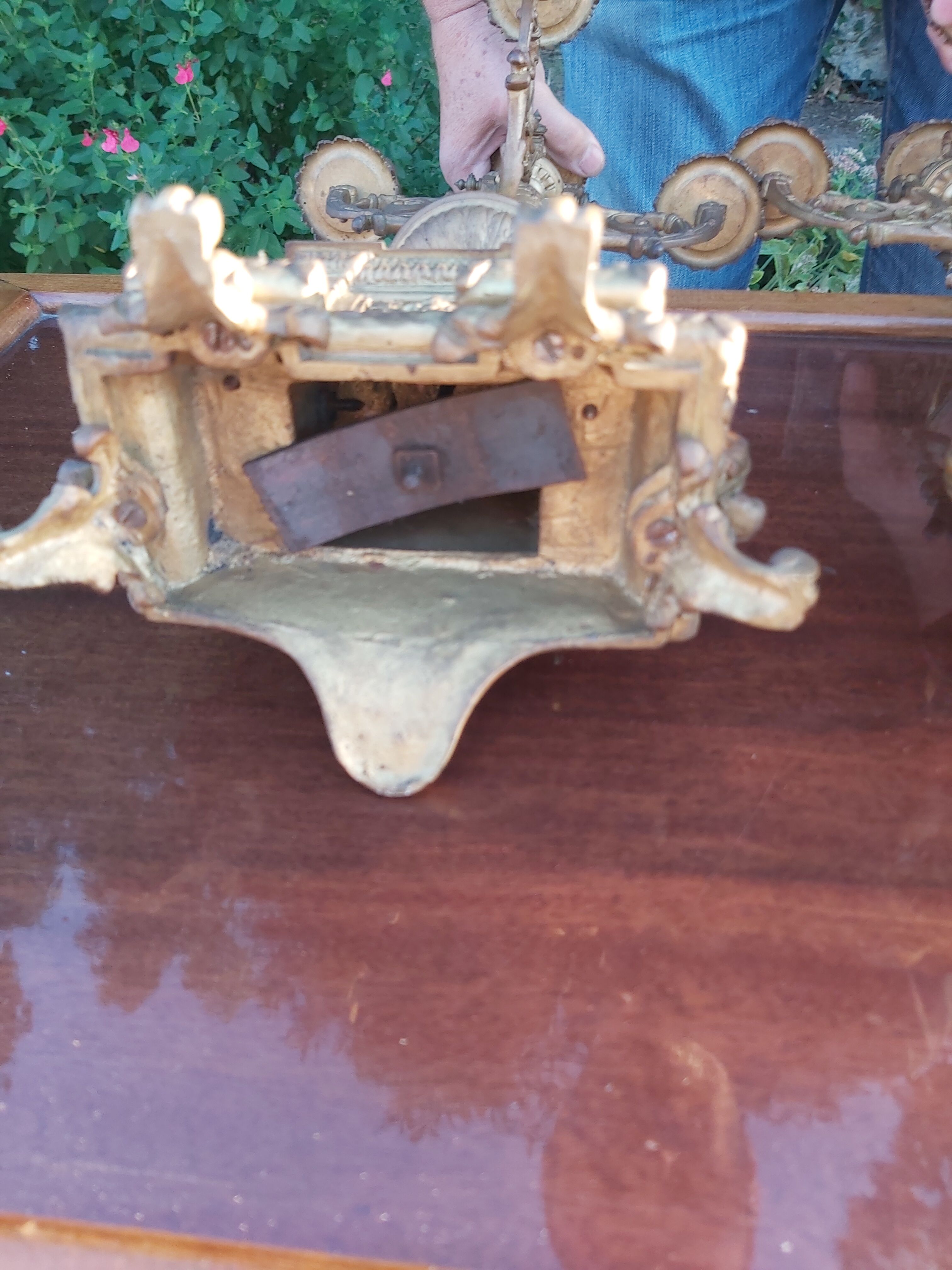 Pair of bronze candelabra nineteenth century