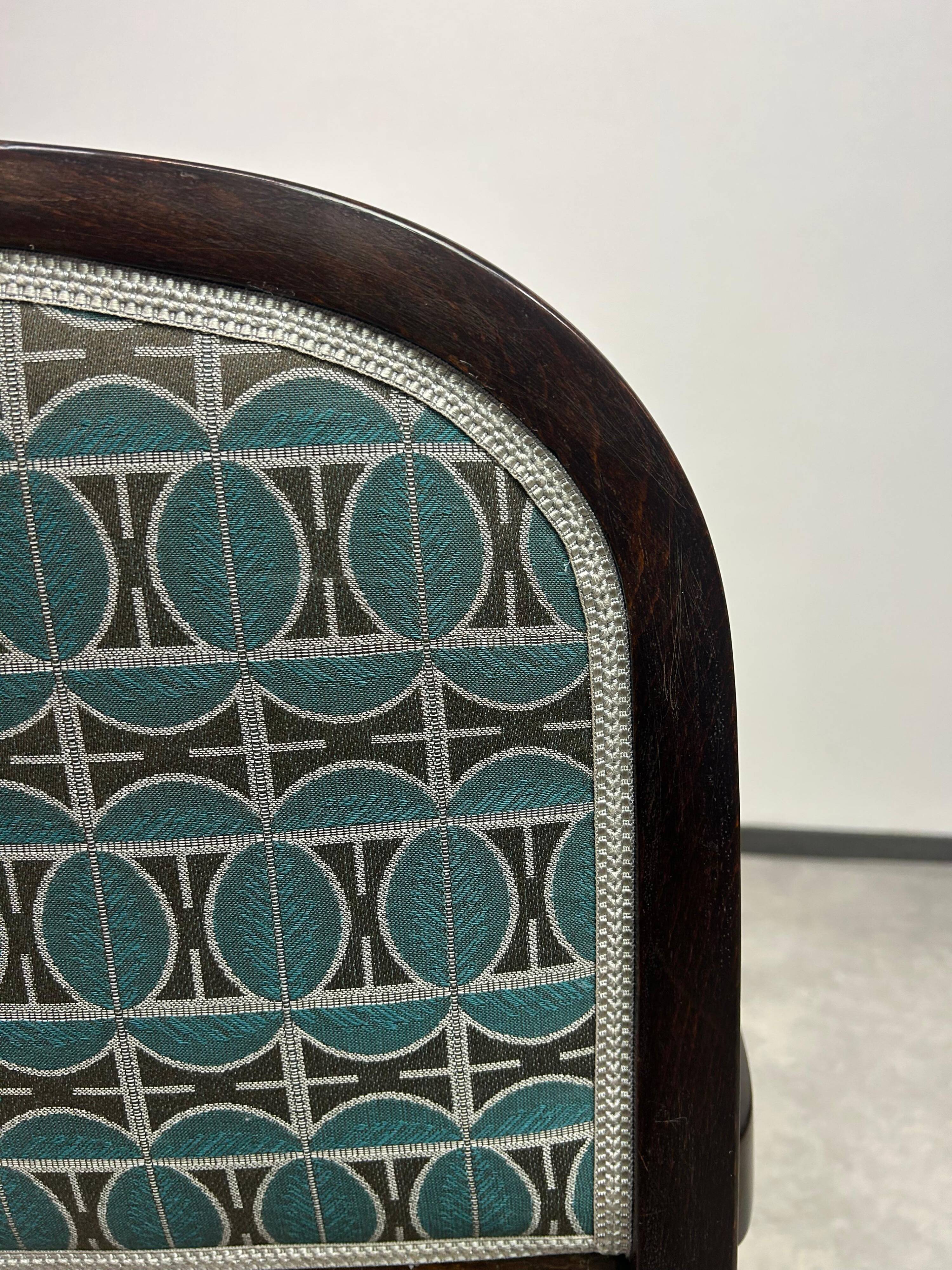 Jugendstil office chair by Otto Wagner for J&J Kohn