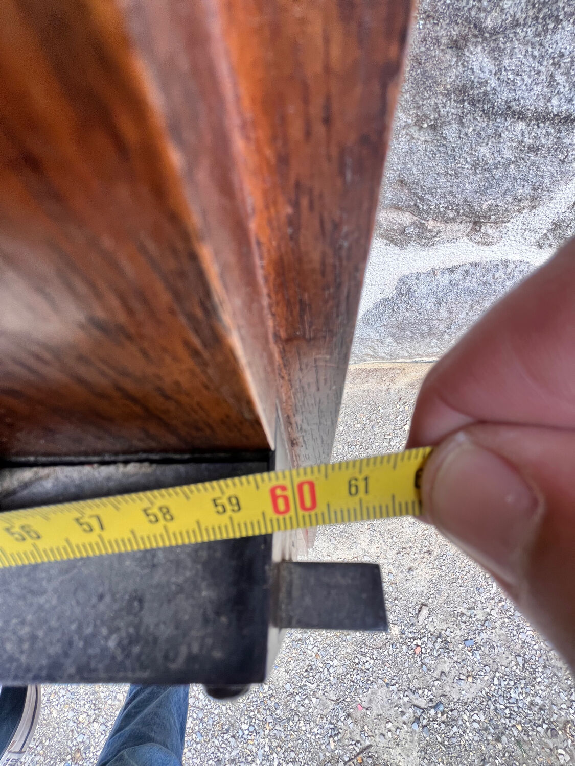Old wardrobe door
