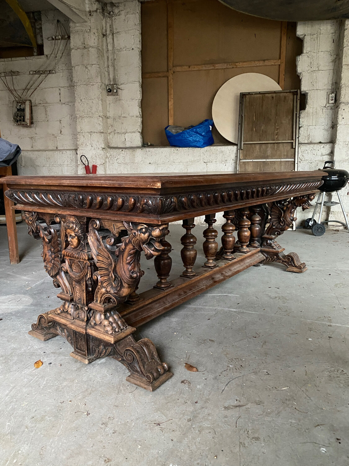 Pair of glass-fronted library cabinets