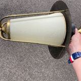 Arlus Lunel 1950 chandelier in perforated metal