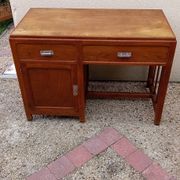 Old vintage wooden desk